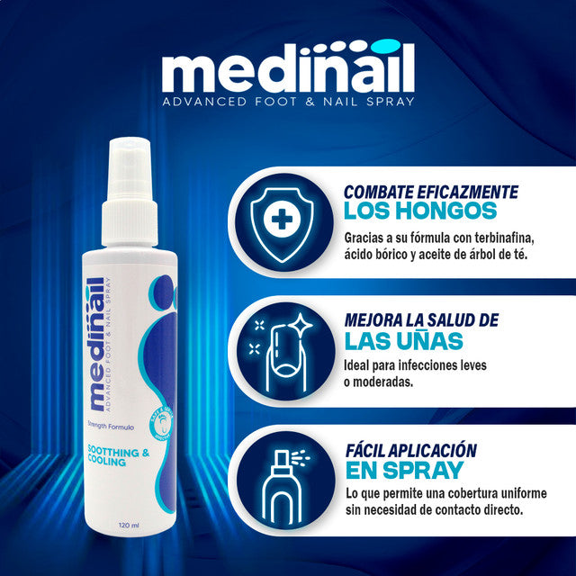 MEDINAIL SPRAY PARA HONGOS EN PIES Y UÑAS