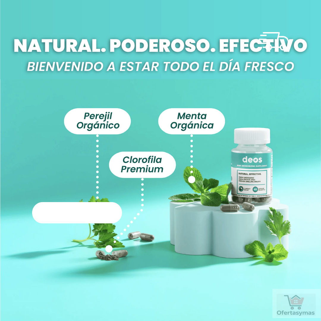 DEOS – Desodorante Interno en Cápsulas