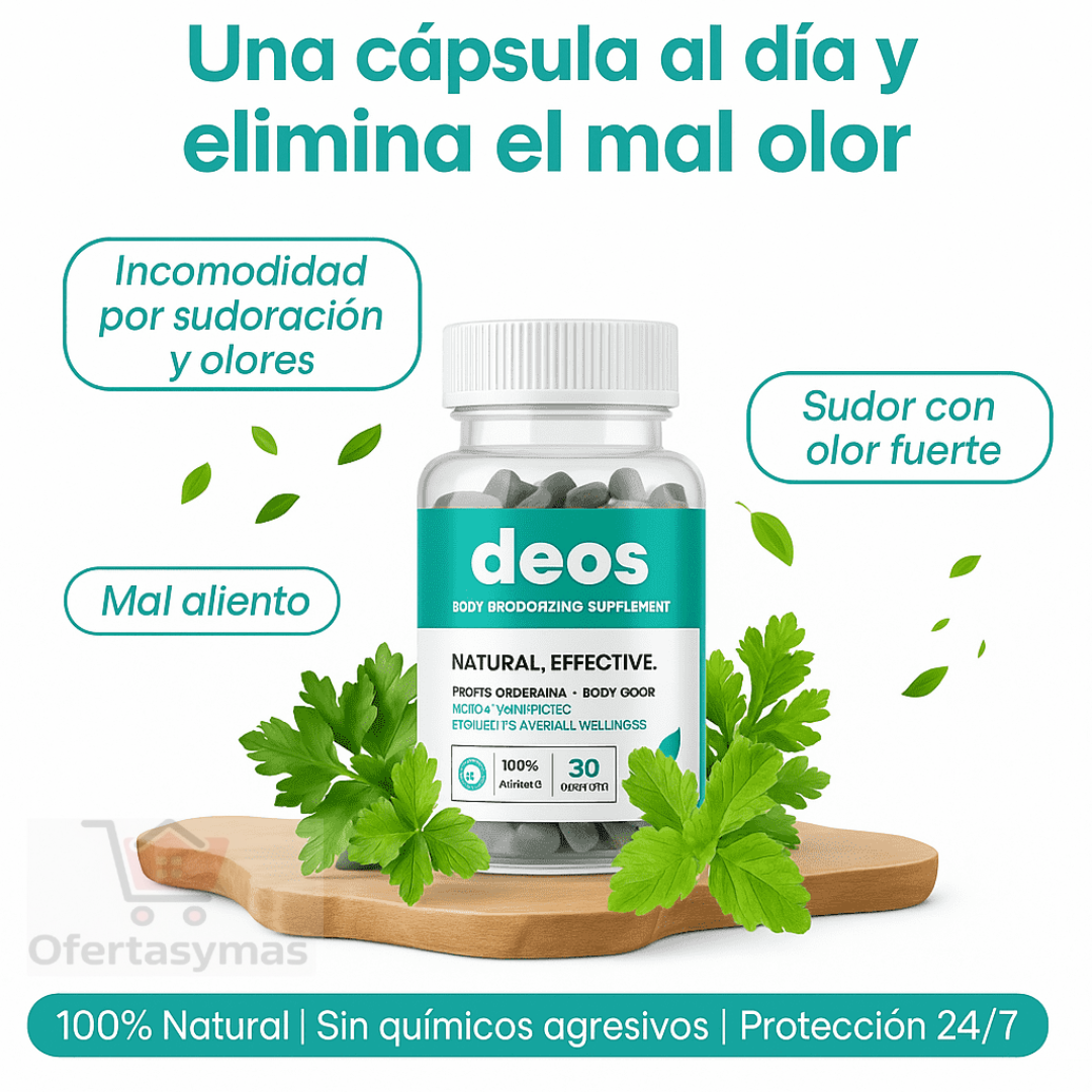DEOS – Desodorante Interno en Cápsulas
