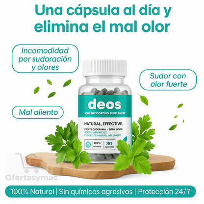 DEOS – Desodorante Interno en Cápsulas